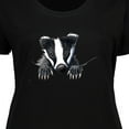 thumbnail image 4 of Inktastic Pocket Badger Women's Plus Size T-Shirt, 4 of 5