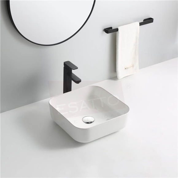 Esatto® Kit Bild Nc Paquete De Precio Mejorado Con Lavabo, Llave Y Desagües Listo Para Instalar ESATTO PAQUETE COMPLETO DE LAVABO PARA BAÑO