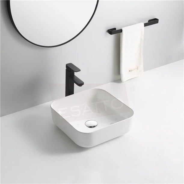 Esatto® Kit Bild Nc Paquete De Precio Mejorado Con Lavabo, Llave Y Desagües Listo Para Instalar ESATTO PAQUETE COMPLETO DE LAVABO PARA BAÑO