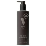 Bevel All Day Body SE33Lotion for Men with Shea Butter and Argan Oil, Lightweight Formula Softens and Smoothes Skin, 16 Oz