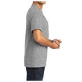 thumbnail image 3 of Mafoose Men's Short Sleeve 50/50 Cotton/Poly Tall Core Blend Pocket T-Shirt Athletic Heather 3X-Large Tall, 3 of 4
