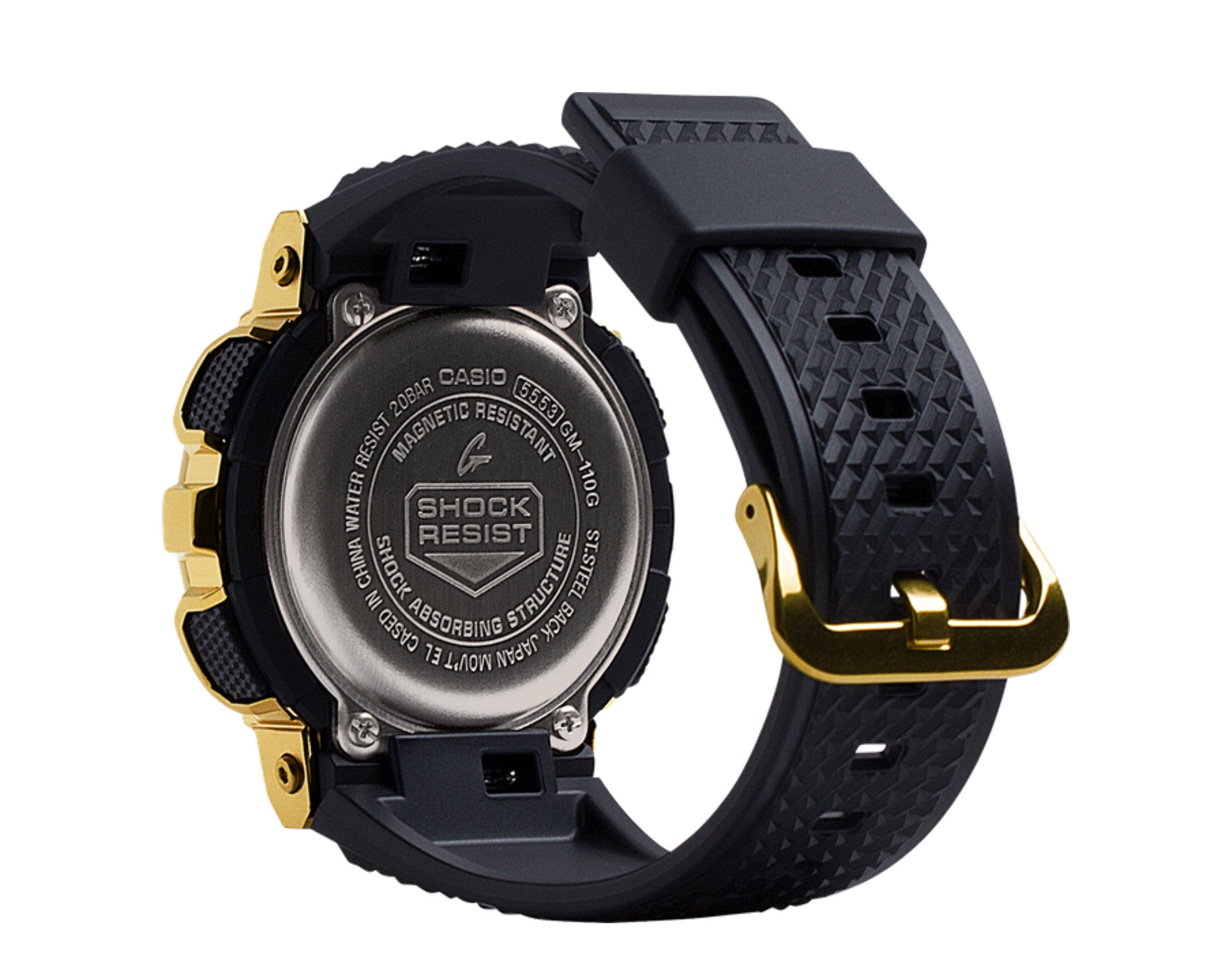 Casio G-Shock Men's Gold ION Plated Stainless Quartz Watch GM110G