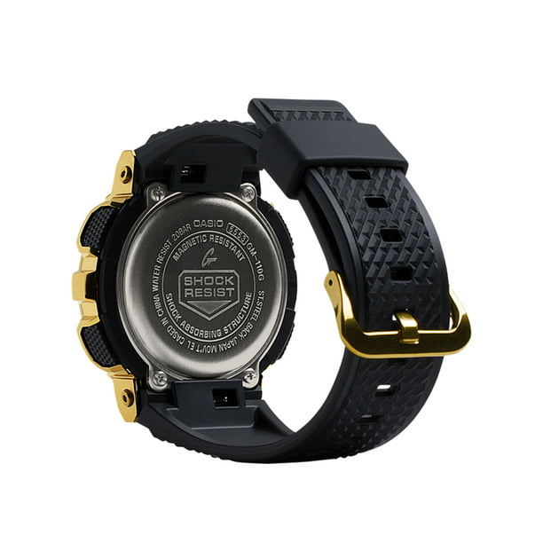 Casio GM-110 Alarm World Time Quartz Analog-Digital Black Dial 