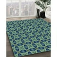thumbnail image 2 of Ahgly Company Indoor Rectangle Patterned Emerald Green Area Rugs, 2' x 3', 2 of 6