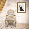 thumbnail image 3 of Fab Funky 12x14 Gold Ornate Wood Framed with Double Matting Museum Art Print Titled - Scottish Terrier Ice Cream, 3 of 4