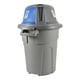 thumbnail image 4 of bote de basura 3 en 1 100 l gris, 4 of 5