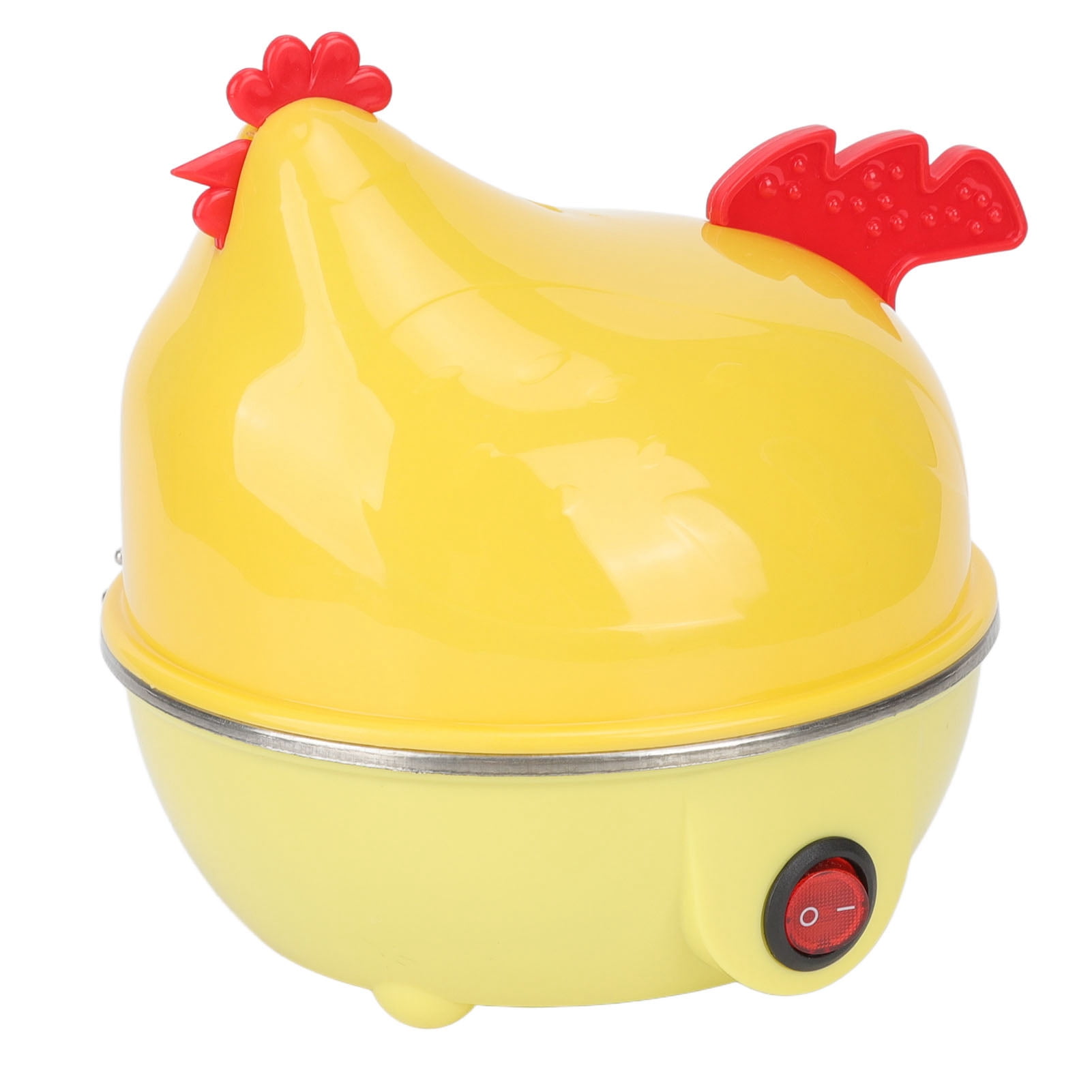 Electric Egg Cooker, 7 Egg Capacity Automatic Shut Off Chicken Shape  And  Quick Egg Cooker For Breakfast US Standard 110V