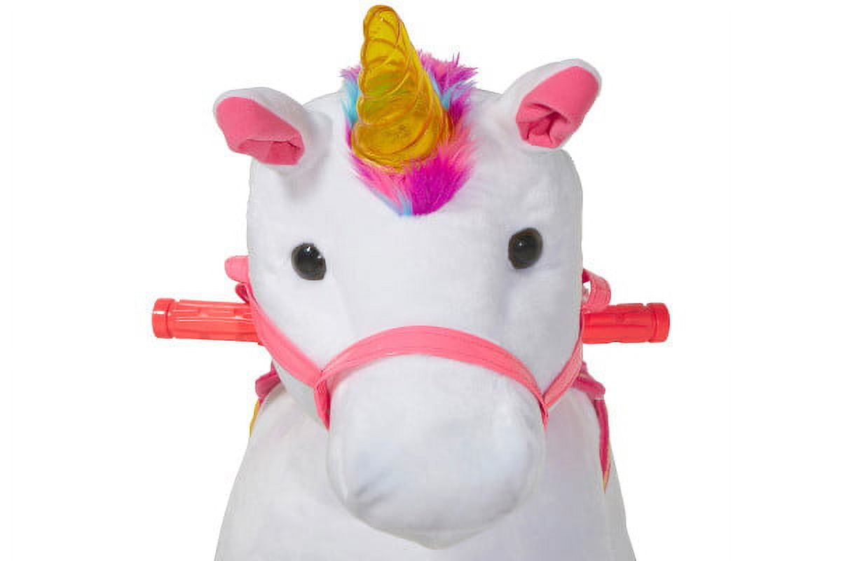 Plush Unicorn 6 Volt Battery Powered Ride On Walmart
