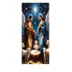 thumbnail image 2 of xihome Cubrepuertas navideño grande de polister, 90 x 200 cm, con diseño de Pap Noel., 2 of 6