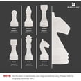 thumbnail image 6 of Radicaln Marble Chess Set 15" Inches Handmade White and Black Luxury Board Games for Adults, Ideal Marble Chess Board Game Set & Chess Pieces for Home Décor, 6 of 6
