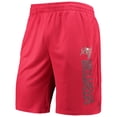 thumbnail image 2 of Men's MSX by Michael Strahan Red Tampa Bay Buccaneers Training Shorts, 2 of 3