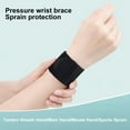 thumbnail image 6 of Sioweci Wrist Brace for Carpal Tunnel Adjustable Wrist Support Fitness Weightlifting Wrist Straps Tendonitis Arthritis Pain Relief Support Black, 6 of 13