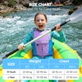 thumbnail image 5 of Koorium Kids Swim Vest Life Jacket Youth, Lightweight Flotation Vest with Adjustable Buckles, Front Pocket,Reflective Strips, Floaties for Swimming,Kayaking,Boating,Fit for 50-125 lbs, 5 of 9