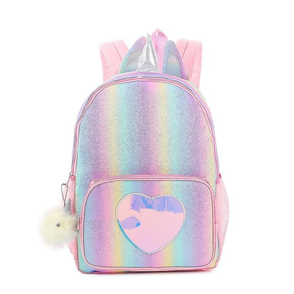 Kids Unicorn Backpack For Girls Rainbow School Bag