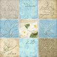 thumbnail image 2 of Grey, Jace 15x15 Gold Ornate Wood Framed with Double Matting Museum Art Print Titled - Light Blue Dream, 2 of 4