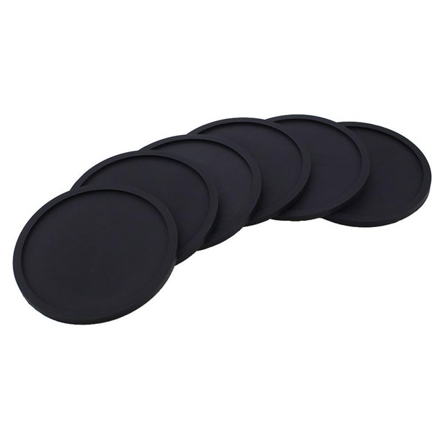 Mantel individual antideslizante de silicona Aislamiento redondo Mantel impermeable para tazas Vajilla