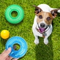 thumbnail image 6 of MUSEYA 2 Pcs Small Dog Chew Toy TPR Blue Spiked Texture for Pet Supplies, 6 of 6