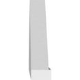 thumbnail image 4 of Ekena Millwork 30"W x 8-1/2"H x 2"P (Pitch 6/12) Peaked Cap Smooth Architectural Grade PVC Pediment, 4 of 8