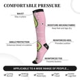 thumbnail image 2 of Sikiie Cute Avocado 1 Pairs Compression Socks for Men and Women 15-20 mmHg Running Support Socks, 2 of 7
