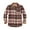Pink, variant on Yaltungu Mens Shirts Plaid Lapel V Neck Button down Long Sleeve Shirts Loose Casual Comfy Tops TrendyXL