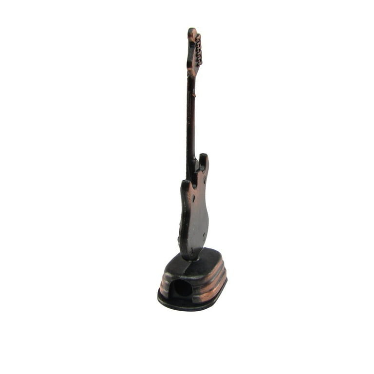 Bronze Metal Miniature Electric Guitar Pencil Sharpener Bronze Metal Miniature Electric Guitar Pencil Sharpener