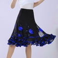 thumbnail image 4 of Disfraz de Columpio para Damas Sunnimix Azul Real Falda de Baile, 4 of 7