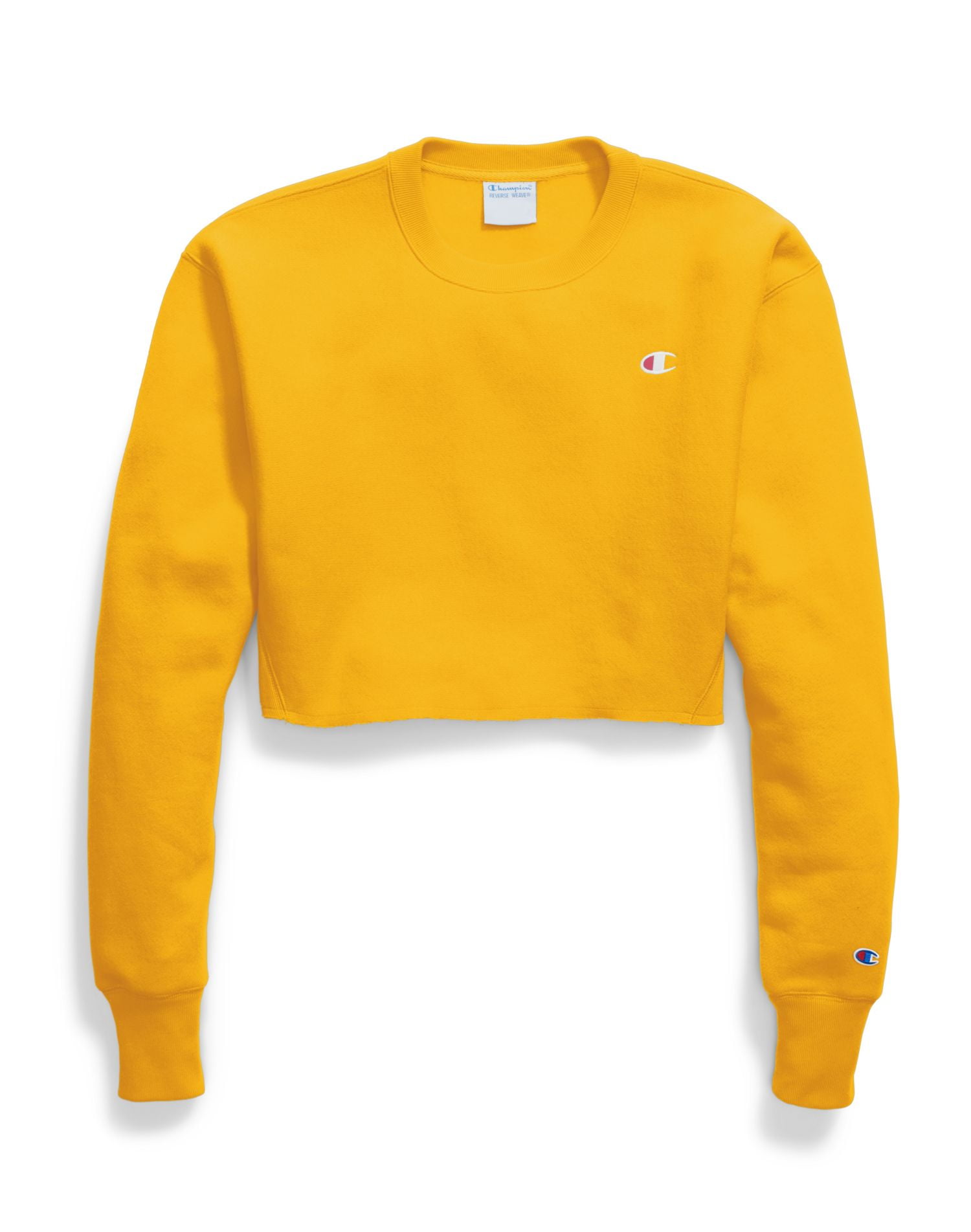 yellow champion crop top