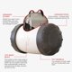 thumbnail image 4 of Pet Tumbler Toy, Dog Leaky Food Toy Interactive Dog Cat Toy Food Dispensing Ball Balance Swing Car, Slow Feeder Treat Ball Toys For Pets Increases Iq, 4 of 4