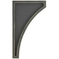 thumbnail image 3 of Ekena Millwork 3"W x 3 1/2"D x 6"H Small Lawson Wood Vintage Decor Corbel, Black, 3 of 6