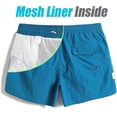 thumbnail image 2 of SHIQI-Mens Swim Trunks with Mesh Lining Quick Dry Mens Bathing Suit Shorts, 2 of 4