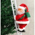 thumbnail image 6 of Santa Climbing Ladder Electric Santa Claus Climbing Rope Ladder Decoration, Christmas Super Climbing Santa Plush Doll Toy for Hanging Ornament Tree Indoor Outdoor Decoration, 6 of 8