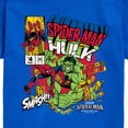 thumbnail image 3 of Spider-Man - Hulk Battle Boys' Short Sleeve Graphic T-Shirt, 3 of 5