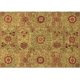 thumbnail image 1 of Ahgly Company Indoor Rectangle Abstract Brown Modern Area Rugs, 2' x 5', 1 of 4