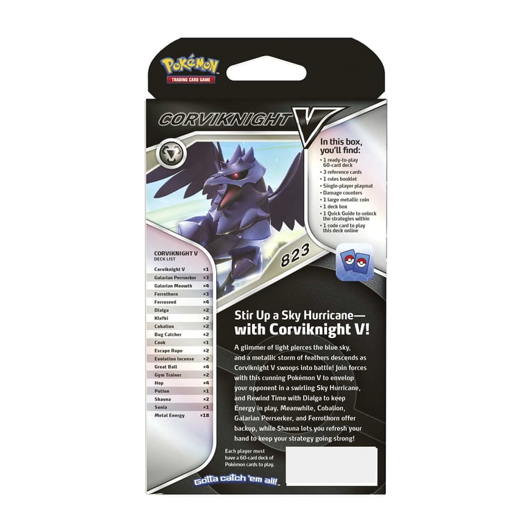 Pokemon Sky Hurricane Corviknight V Battle Deck