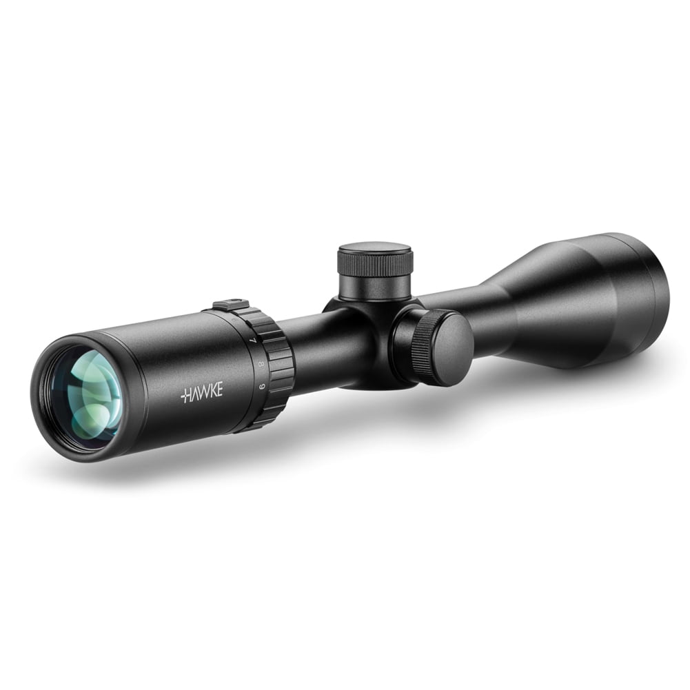 HAWKE Vantage 3-9x40 30/30 Reticle Riflescope with Match Mount 1in Medium Weaver Scope Rings (14120+22113)