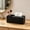 Black, variant on AUNVITO Detachable Compartment Multi Function Tissue Box, Makeup Car Office Counter Storage Caddy