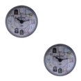 thumbnail image 3 of maskred Compact Wall Clock with Powerful Suction Cup Water Resistant for Bathroom Kitchen Black 75 x 35mm 2Set, 3 of 6