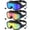 Black Blue & Black Iridescent & Black Goldern, variant on GMOX Adult Swimming Goggles 3Pack, 180 ° Panoramic HD View Anti-Fog UV Protection Leakproof