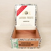 Arturo Fuente Curly Head Empty Wood Cigar Box 7.25 x 7 x 3