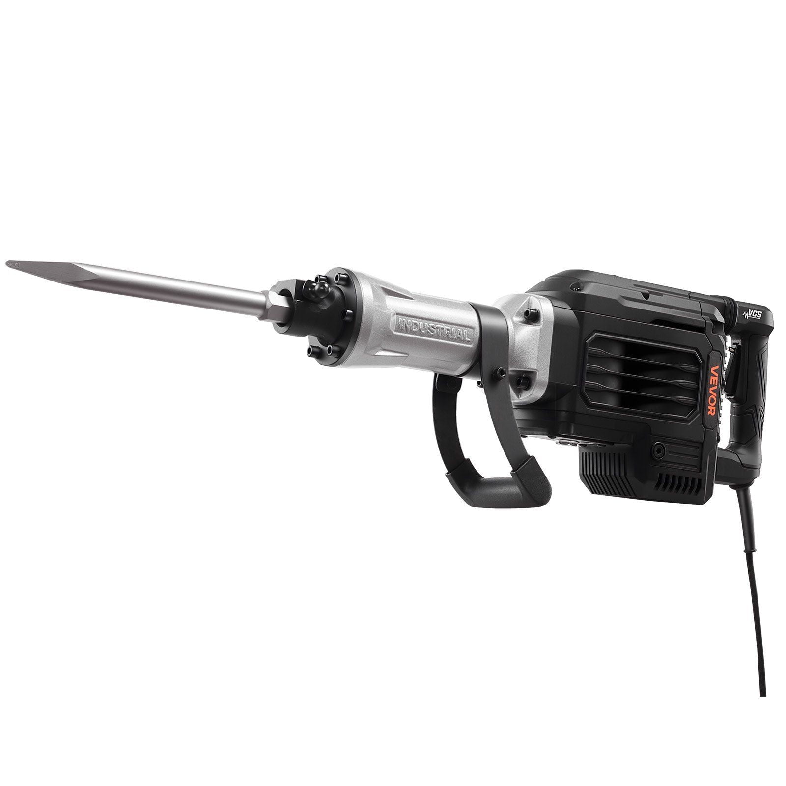 3000W High-Power Electric Jack Hammer, 1700 BPM Demolition Breaker with Point Chisel & Full Safety Set (Gloves, Goggles, Case) for Concrete, Wall, Tile Work