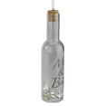 thumbnail image 2 of Roman 6" Glass Wine Bottle Inscribed "Merry & Bright" with Jingle Bells Christmas Ornament - Clear, 2 of 2