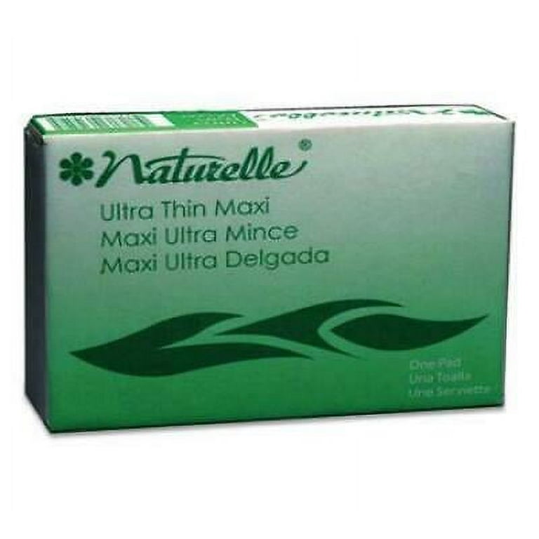 Naturelle Maxi Pads, #4 Ultra Thin with Wings, 200 Individually Wrapped/Carton Naturelle Maxi Pads, #4 Ultra Thin with Wings, 200 Individually Wrapped/Carton