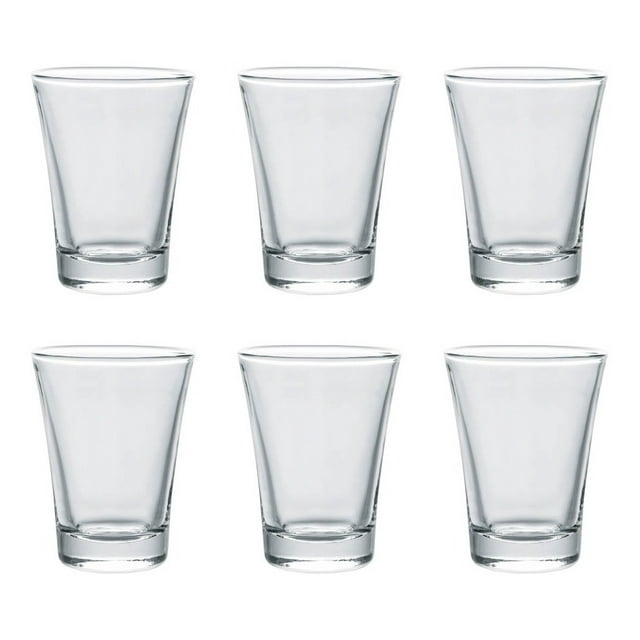 Juego De 6 Tequileros De Vidrio.77 Ml. Cristar Sodera