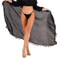 thumbnail image 1 of Women Sarongs Bikini Cover Ups Solid ColorBeach Wrap Sun Protection Quick-drying Bikini Cover Up For Women, 1 of 9