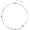 Blue, variant on Colorful Beaded Gemstone Neckelace for Women Natural Stone Freshwater Pearl Necklace Rainbow Boho Bead Choker Necklace Charm Jewelry[m9381]
