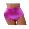 thumbnail image 3 of 6 Pieces Plus Zie Women Tummy Slimmer Briefs High Waist Satin Bikini Panty 2XL - 4XL (3XL XXXL), 3 of 5