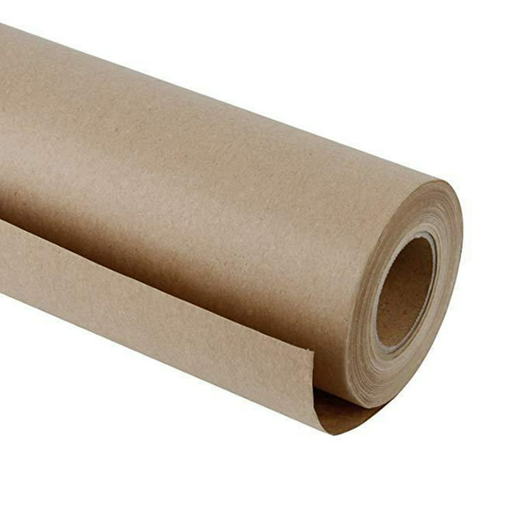 Kraft Paper Roll 10 x 1200 In, Plain Brown Shipping Paper for Gift  Wrapping, Packing, DIY Crafts, Bulletin Board Easel (100 Feet)