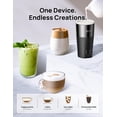 thumbnail image 3 of Milk Frother, 4-in-1 Electric Frother for Coffee, Hot and Cold Foam Maker for Cappuccino, Flat-white, Latte with Plant-based and Dairy Milk, Multi-stage, Easy to Clean, Temperature Control, Black, 3 of 4