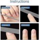 thumbnail image 3 of Yaju 6-Pack Stainless Steel Nail Files for Salon & Home (5 Inch), 3 of 5