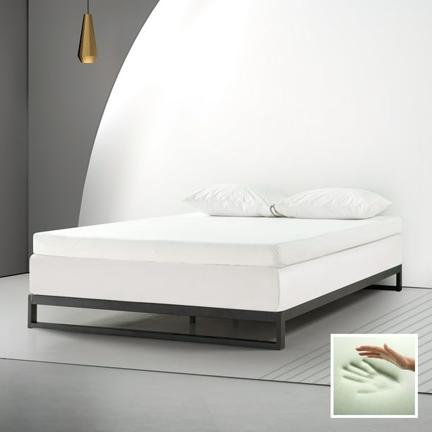 Spa Sensations By Zinus 4 Memory Foam, Memory Foam Mattress Topper For Queen Sleeper Sofa